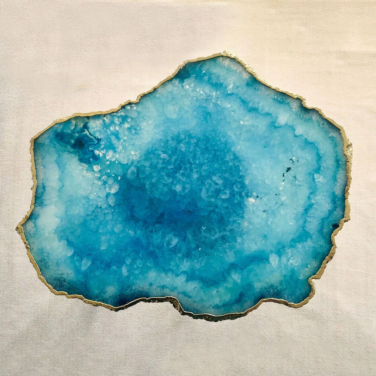 Stolik Kawowy z Naturalnego Agatu | Unikalny Akcent Luksusu