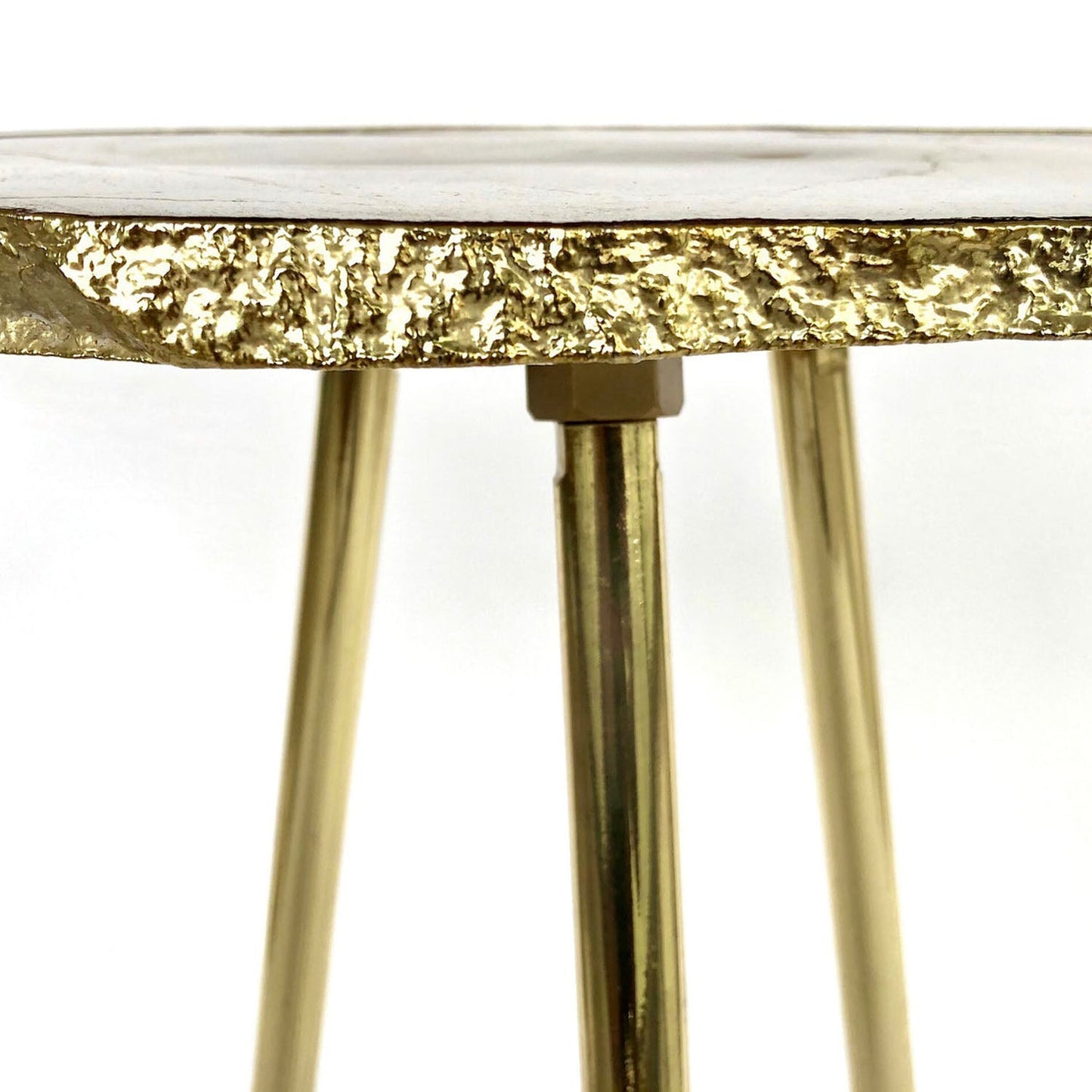 Ekskluzywny Stolik z Naturalnego Białego Agatu