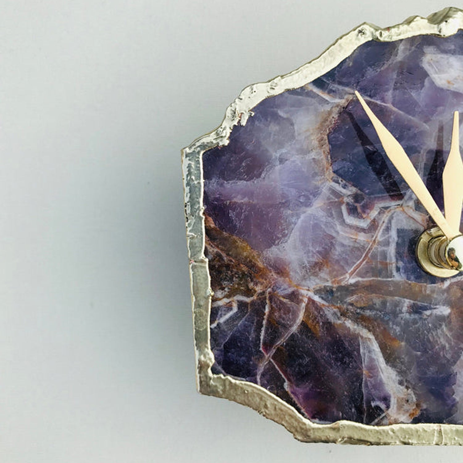 Amethyst Desk/Wall Clock/Personalised Momento-2