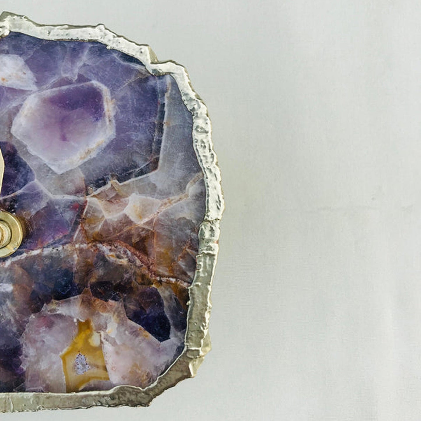 Amethyst Desk/Wall Clock/Personalised Momento-3