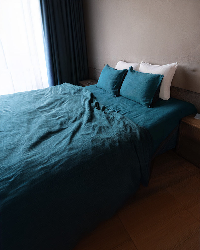 Luksusowy Komplet Pościeli | 100% Czystego Lnu | Różne Rozmiary